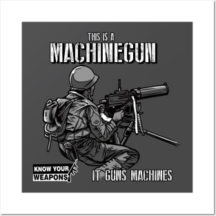 MachineGun Posters and Art